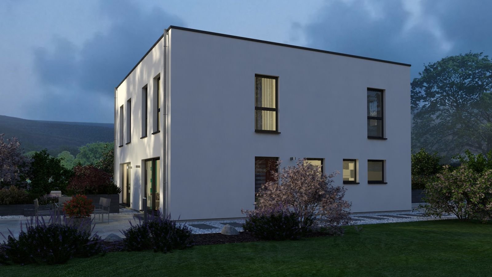 PURISTISCHES DOPPELHAUS