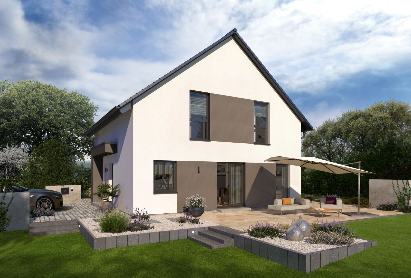 EINFAMILIENHAUS MIT OFFENER BAUWEISE - SINGLE-FAMILY HOUSE WITH OPEN CONSTRUCTION