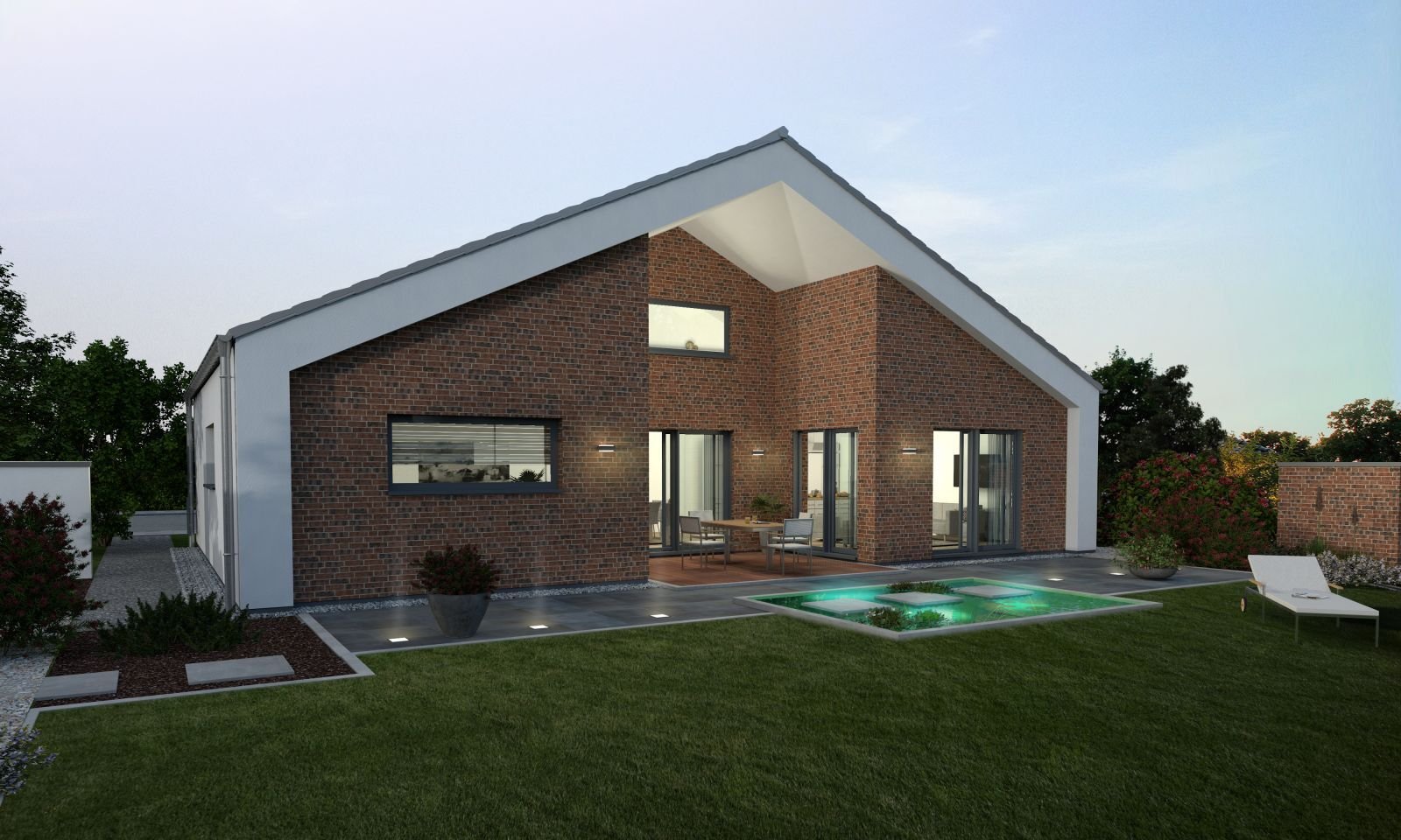 WOHN DESIGN AUF EINER EBENE - HOME DESIGN ON ONE LEVEL