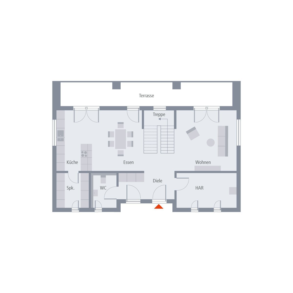 Architektur, die Führung zeigt.