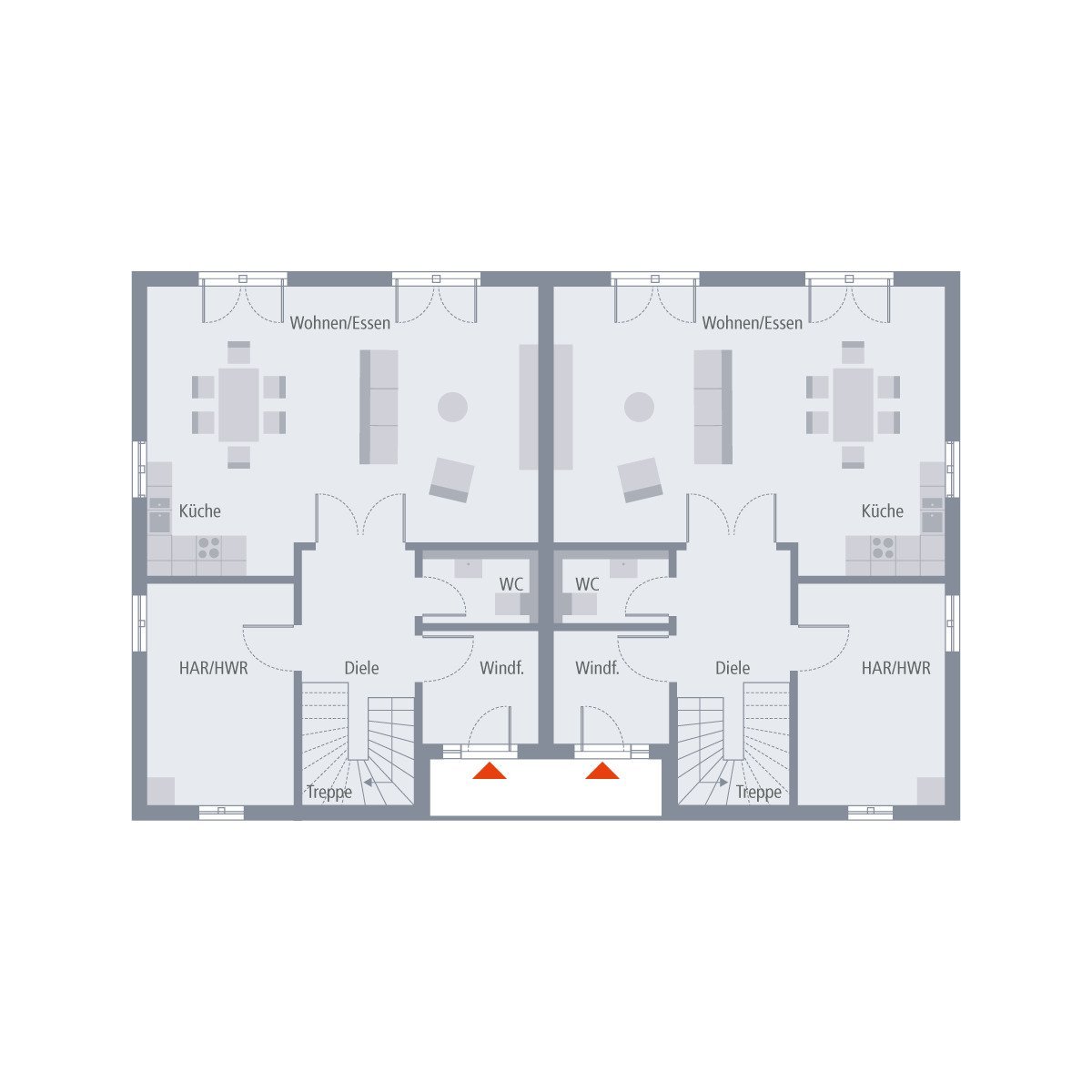 Design trifft Qualität - Ihr Zweifamilienhaus