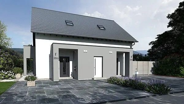 Haus mit 2 Haushälften ! Nur 395.000,-€ je Familie/Haushälfte mit anteiligen Grundstück !