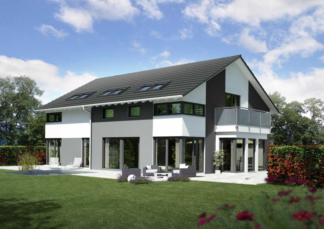 2-Familienhaus ! Komplett mit beiden Wohnungen kostet es nur 786.000,-€ inkl. Grundstück !