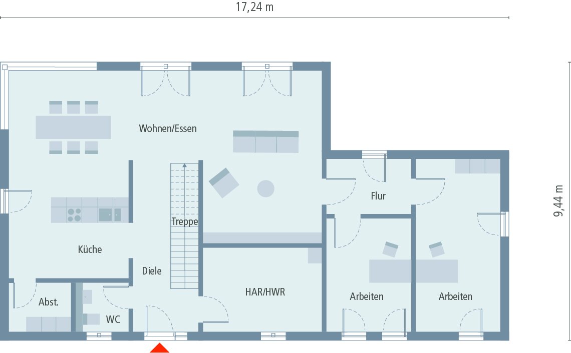 Viel Platz, Freiraum und Genuss erleben sie in diesen Haus I Inklusive Grundstück berechnet