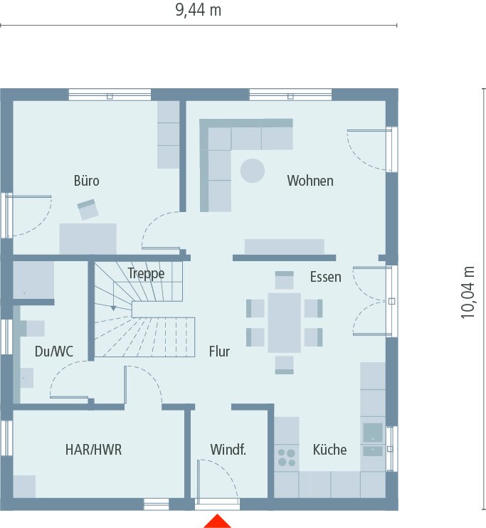Ein wunderschönen Haus mit viel Platz und zum verlieben ! Mit Grundstück berechnet !
