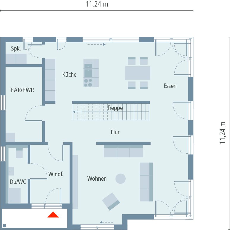 Ein wunderschönes Haus das sie jeden Tag in seinen Bann zieht ! Mit Grundstück berechnet !