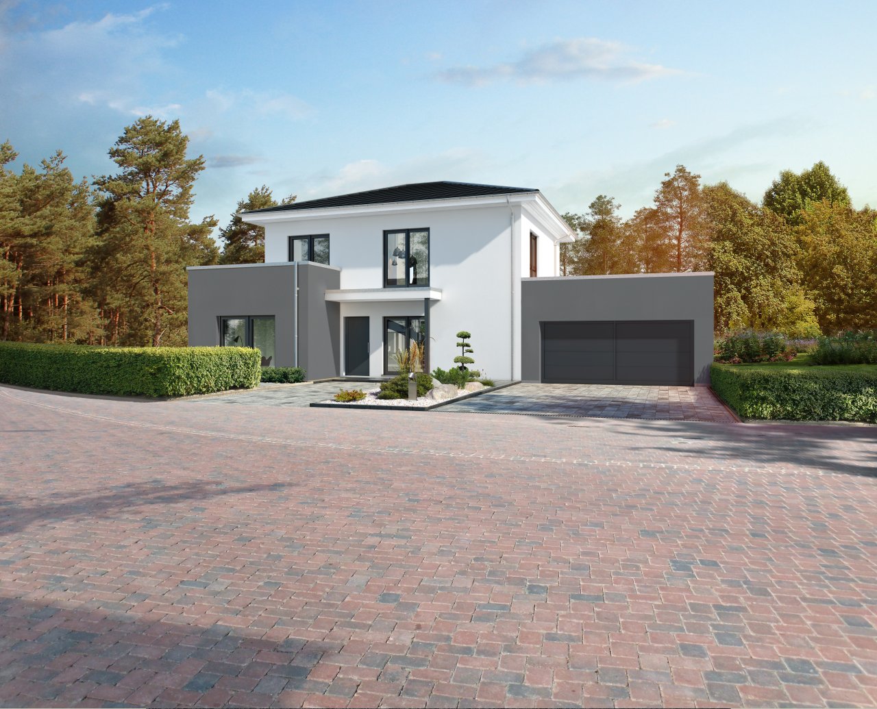 Attraktives Haus im exklusivem Design mit viel Platz für sie ! Mit einen Grundstück berechnet !