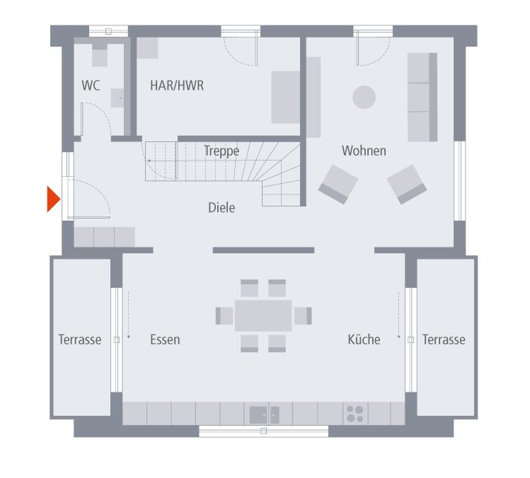 Geniales Haus gepaart mit Eleganz, Gemütlichkeit und Platz ! Mit Grundstück berechnet !.