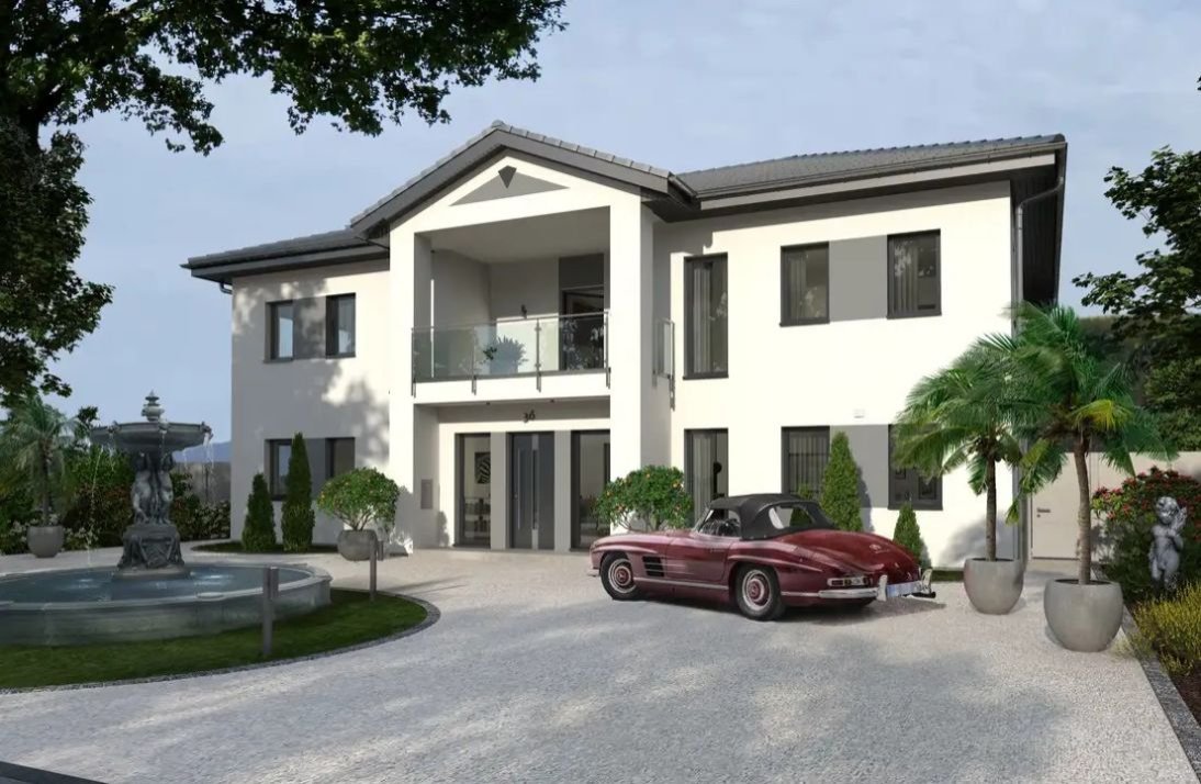 Dieses Haus ist groß, repräsentativ, mit viel Platz und auch mit Gemütlichkeit ! Preis mit Grundstück berechnet !