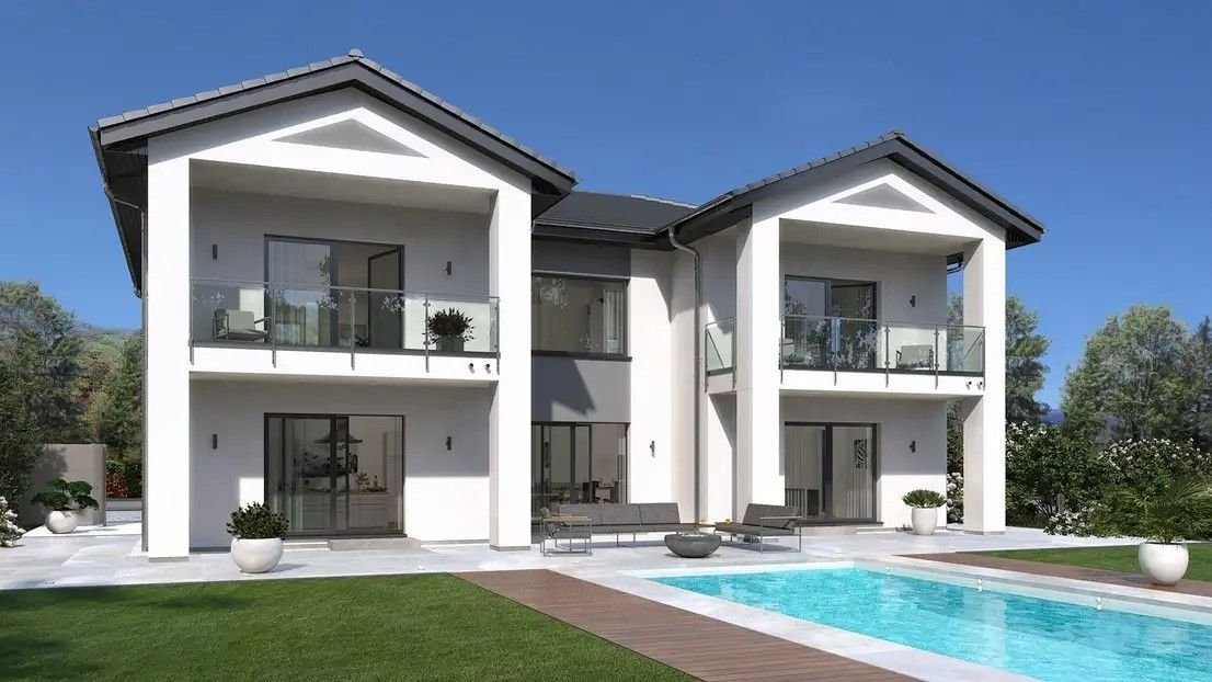 Dieses Haus ist groß, repräsentativ, mit viel Platz und auch mit Gemütlichkeit ! Preis mit Grundstück berechnet !