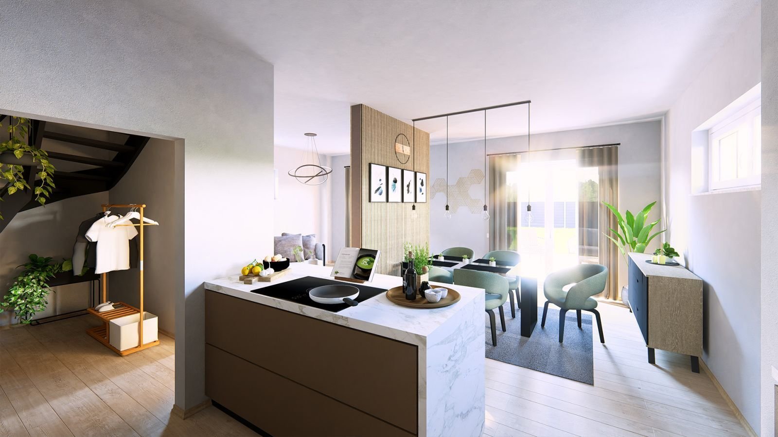 Kompakt & charakterstark: Stadtvilla – modernes Design, traditionell gebaut