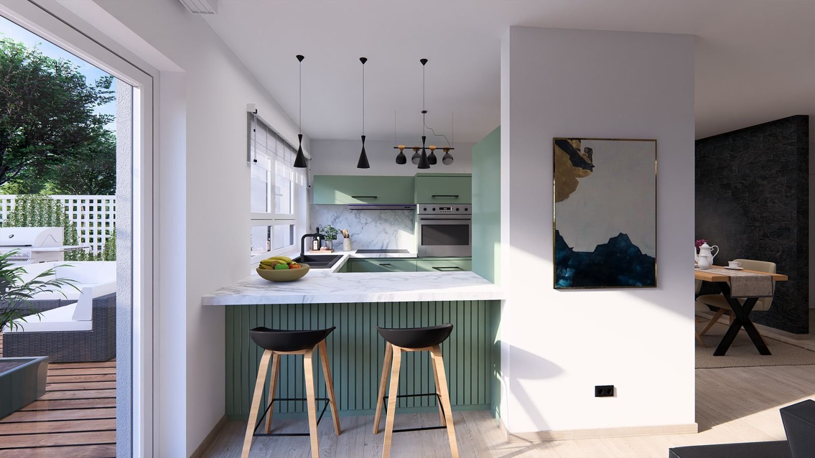 Cashflow planbar: Wohnmix mit Penthouse und barrierefreien Erdgeschosswohnungen.
