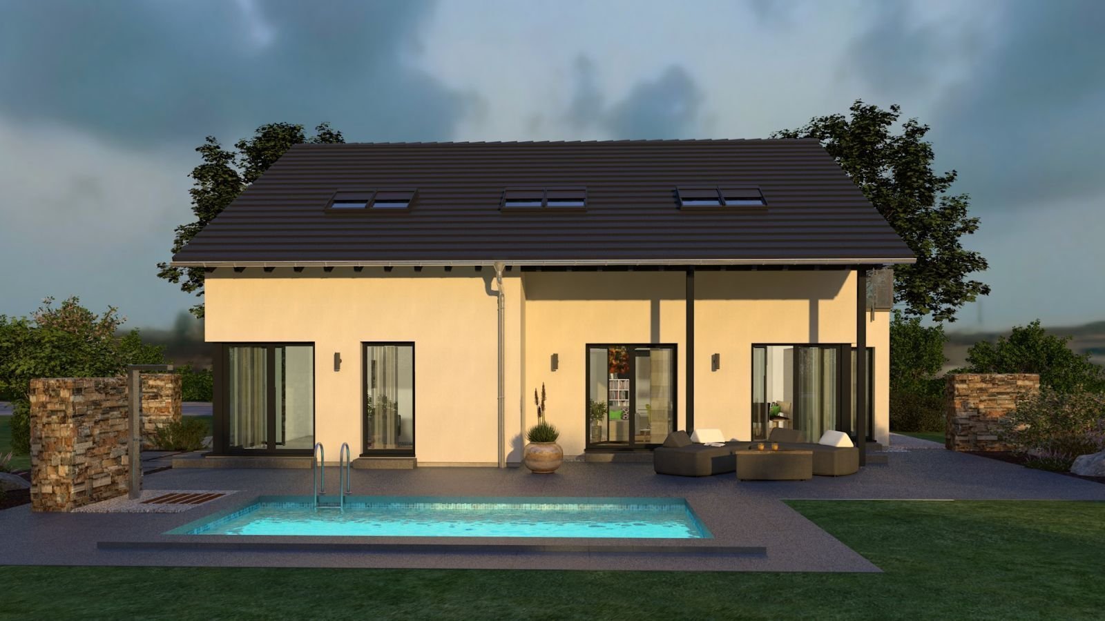 Eleganz trifft Raumvielfalt – Ihr Haus mit Einliegerwohnung