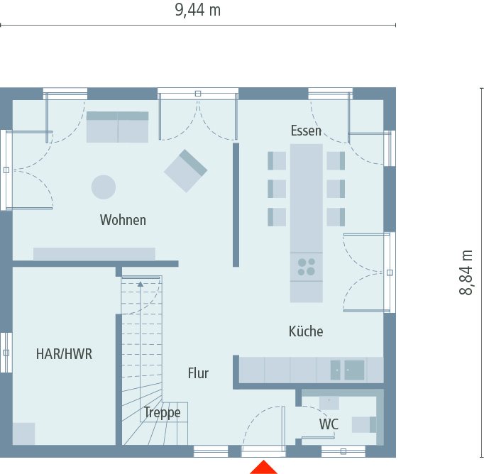 Ein Haus ihre Wünsche und das ihrer Familie erfüllt ! Mit Grundstück berechnet !