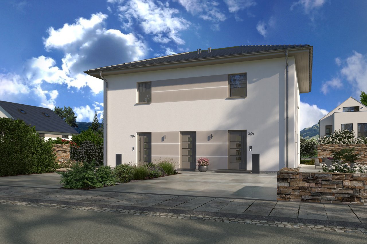 IhrHaus für 2 Familien ! Nur 299.200,-€ je Familie je Haushälfte/Grundstücksanteil !