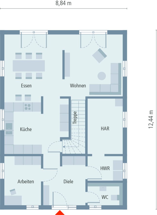 Dieses Haus werden sie einfach lieben ! Nicht zu groß, nicht zu teuer, aber alles drin !Mit Grundstück !
