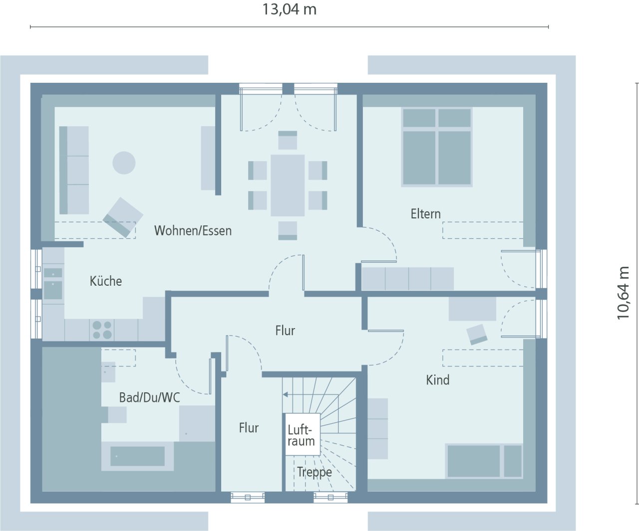 Haus mit zwei Wohnungen ! Je Wohnung/Grundstücksanteil je Familie 370.000,-€ !