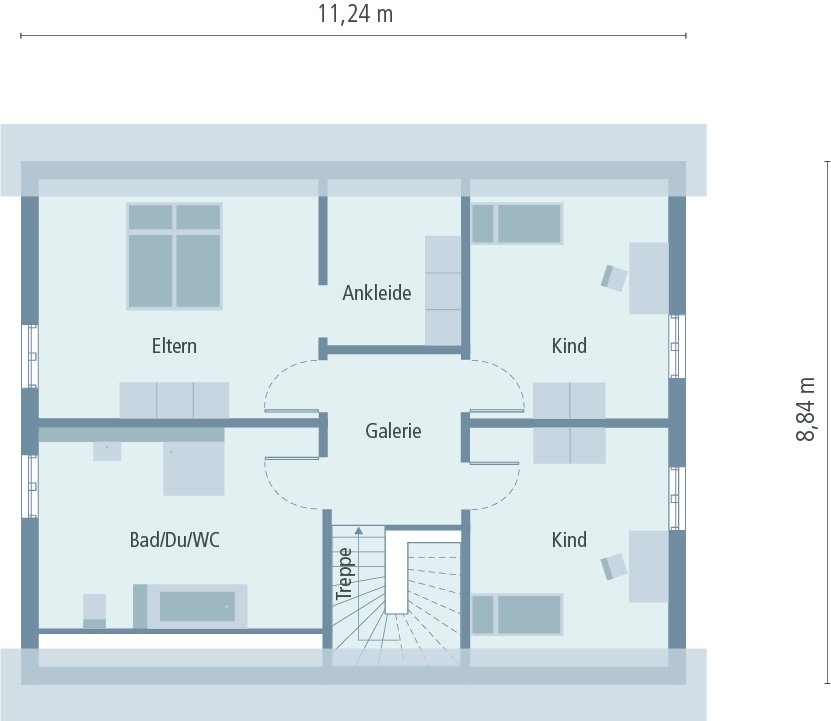 Exklusives Design mit optimalen Grundriss zum glücklich sein ! Inklusive eines Grundstückes berechnet !