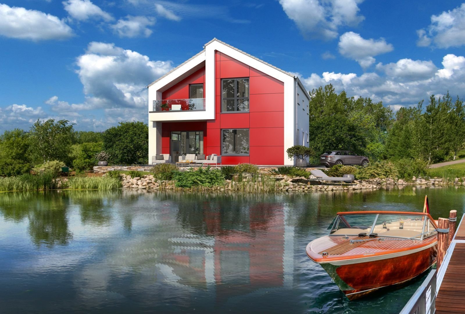 EINFAMILIENHAUS MIT MODERNEM DESIGNANSPRUCH