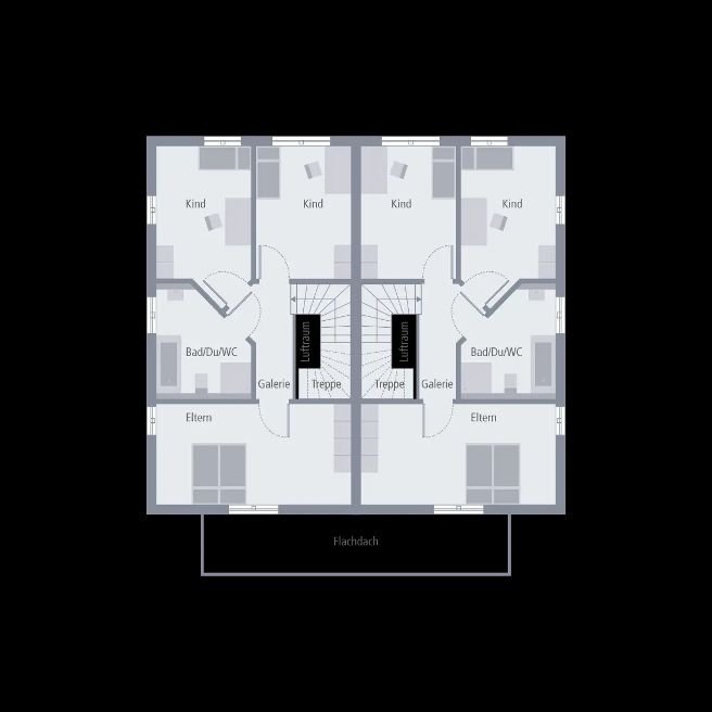 Haus für 2 Familien ! Nur 338.800,-€ je Haushälfte/Familie/hälftiges Grundstück !
