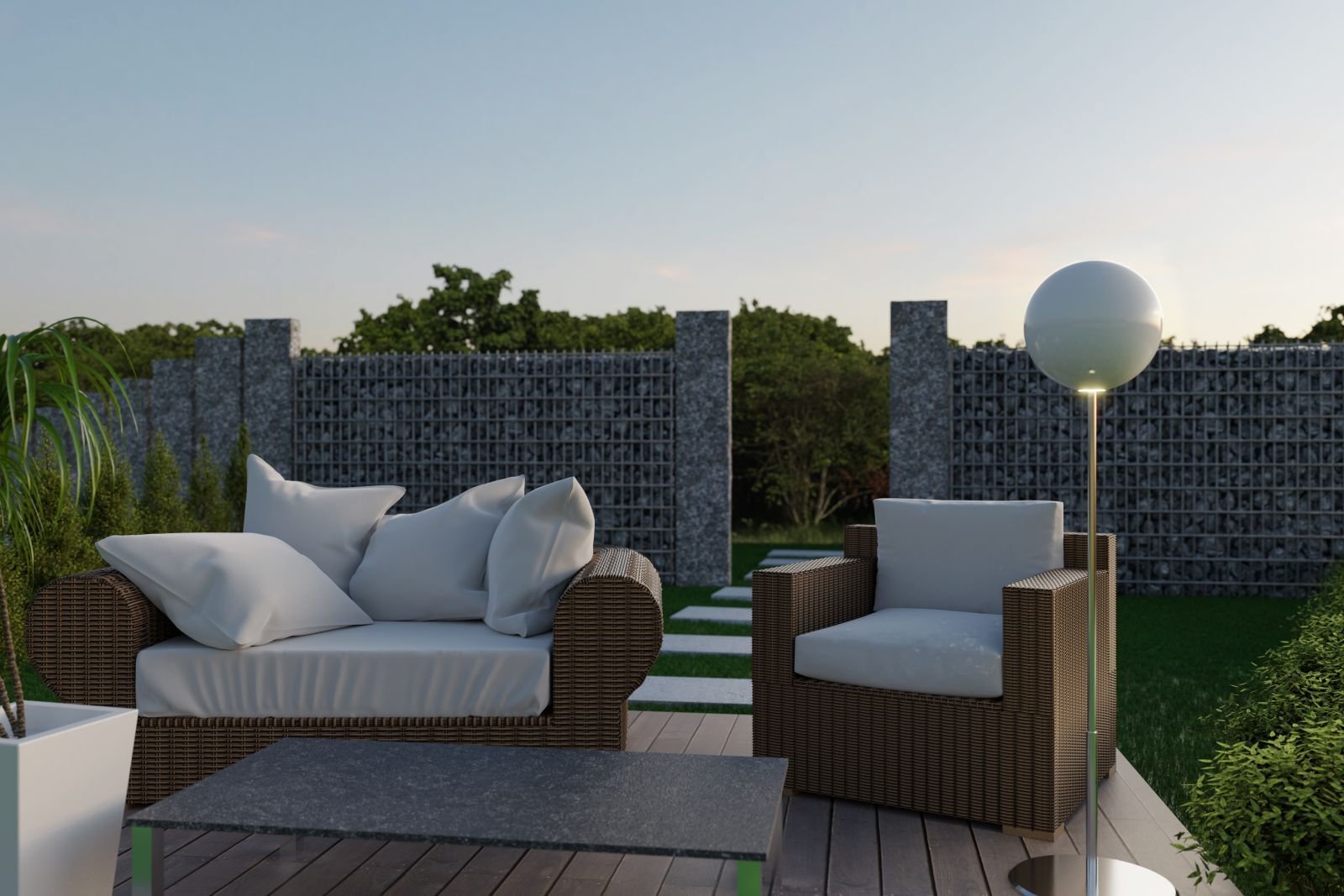 Terrasse first – Alltag außerhalb von Berlin