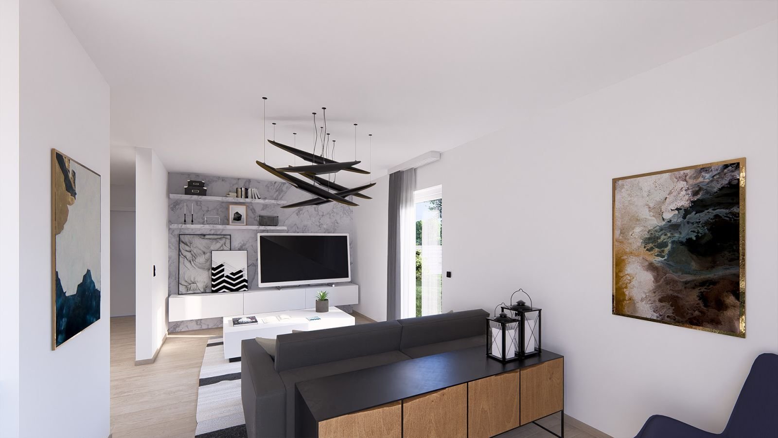 Eigene Penthouse - Wohnung 164 m² + 2 Einliegerwohnugen mit 71,4 m² & 90,5 m²