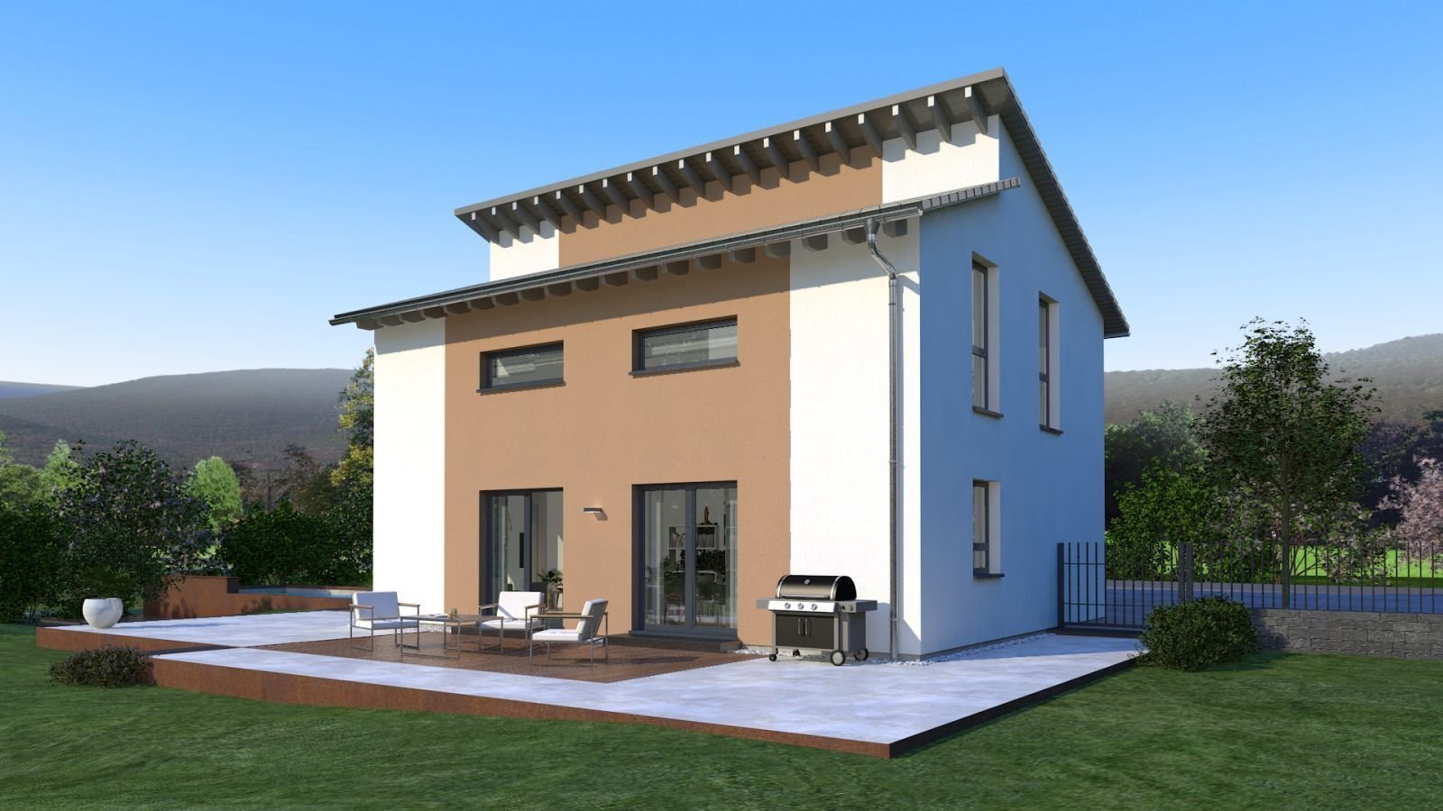 EINFAMILIENHAUS MIT VERSETZTEM PULTDACH