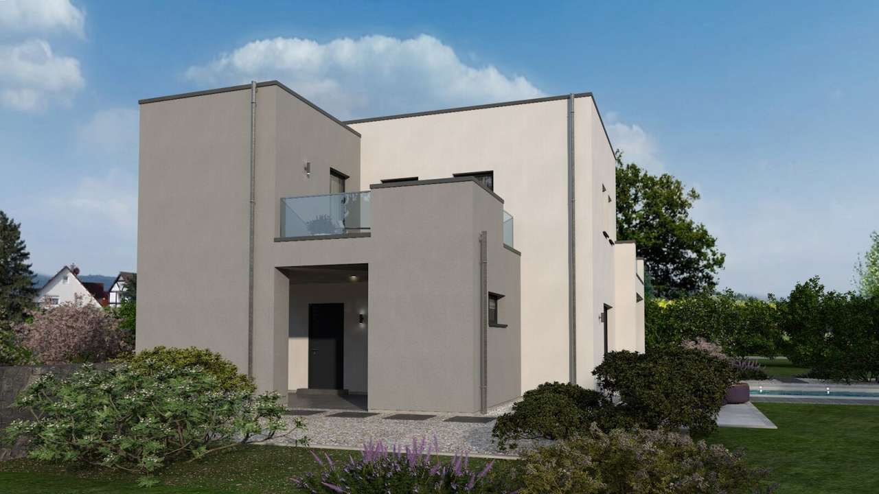 Einfamilienhaus mit integriertem Carport