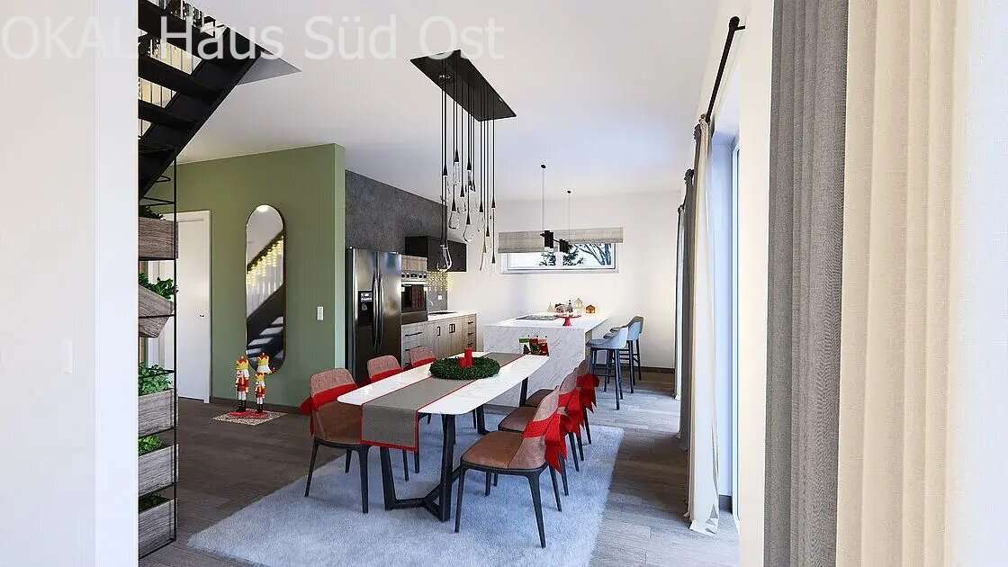 Modernes Wohnen unter elegantem Walmdach