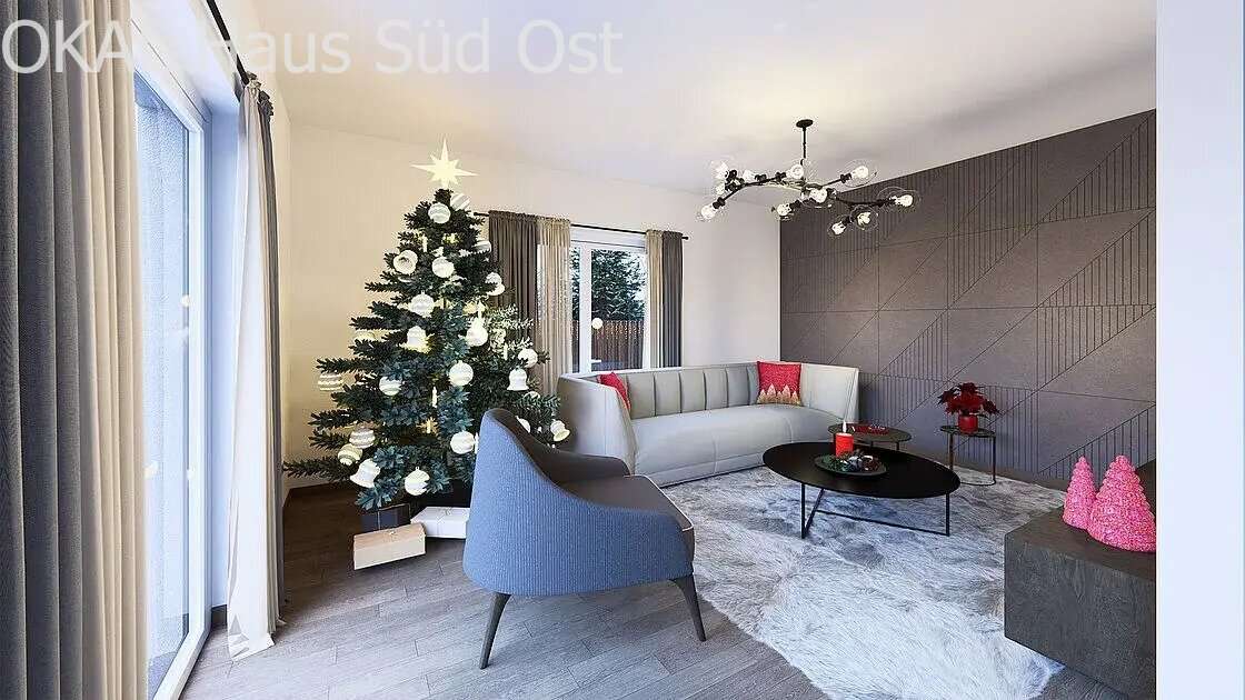 Modernes Wohnen unter elegantem Walmdach