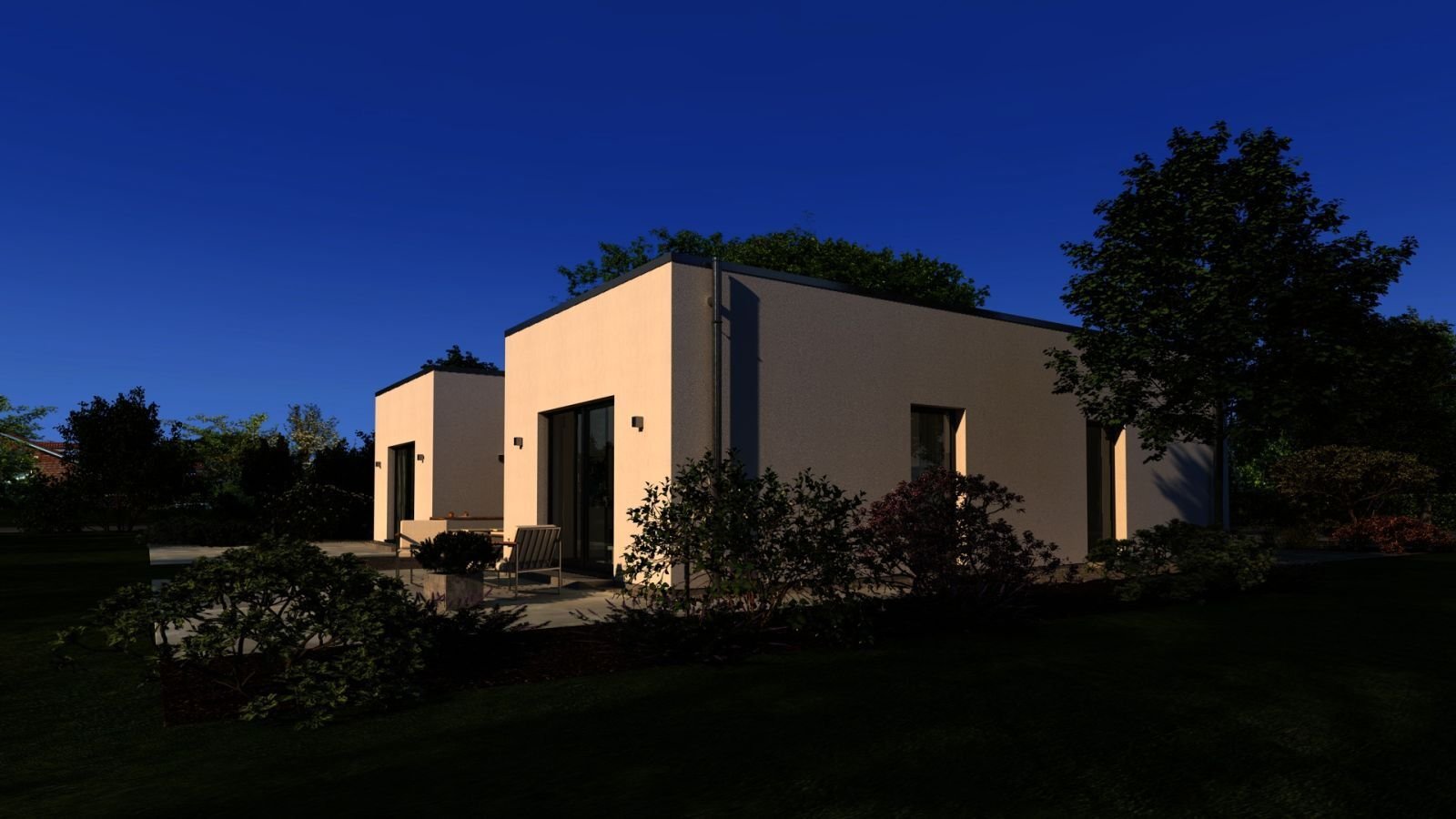 MODERNER BUNGALOW ZUR FREIEN ENTFALTUNG