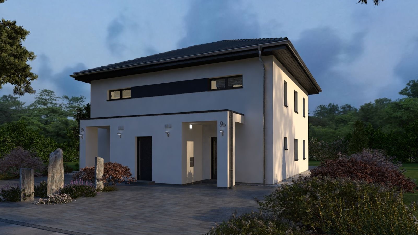 MODERNE VILLA ZWEIGETEILT - AUCH BEIM PREIS