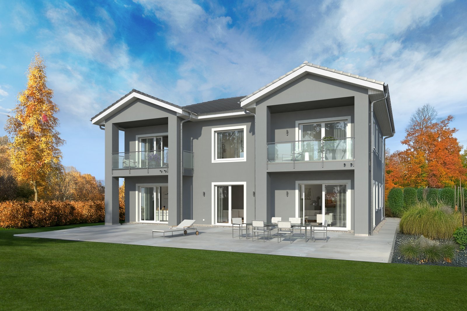 STADTVILLA MIT SÜDSTAATENFLAIR IN MÜGGELHEIM EXKLUSIV MIT OKAL