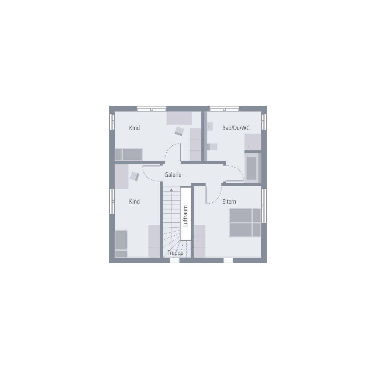 SACHLICHES EIN­FA­MI­LI­EN­HAUS GEPAART MIT NÜTZLICHER FUNKTIONALITÄT