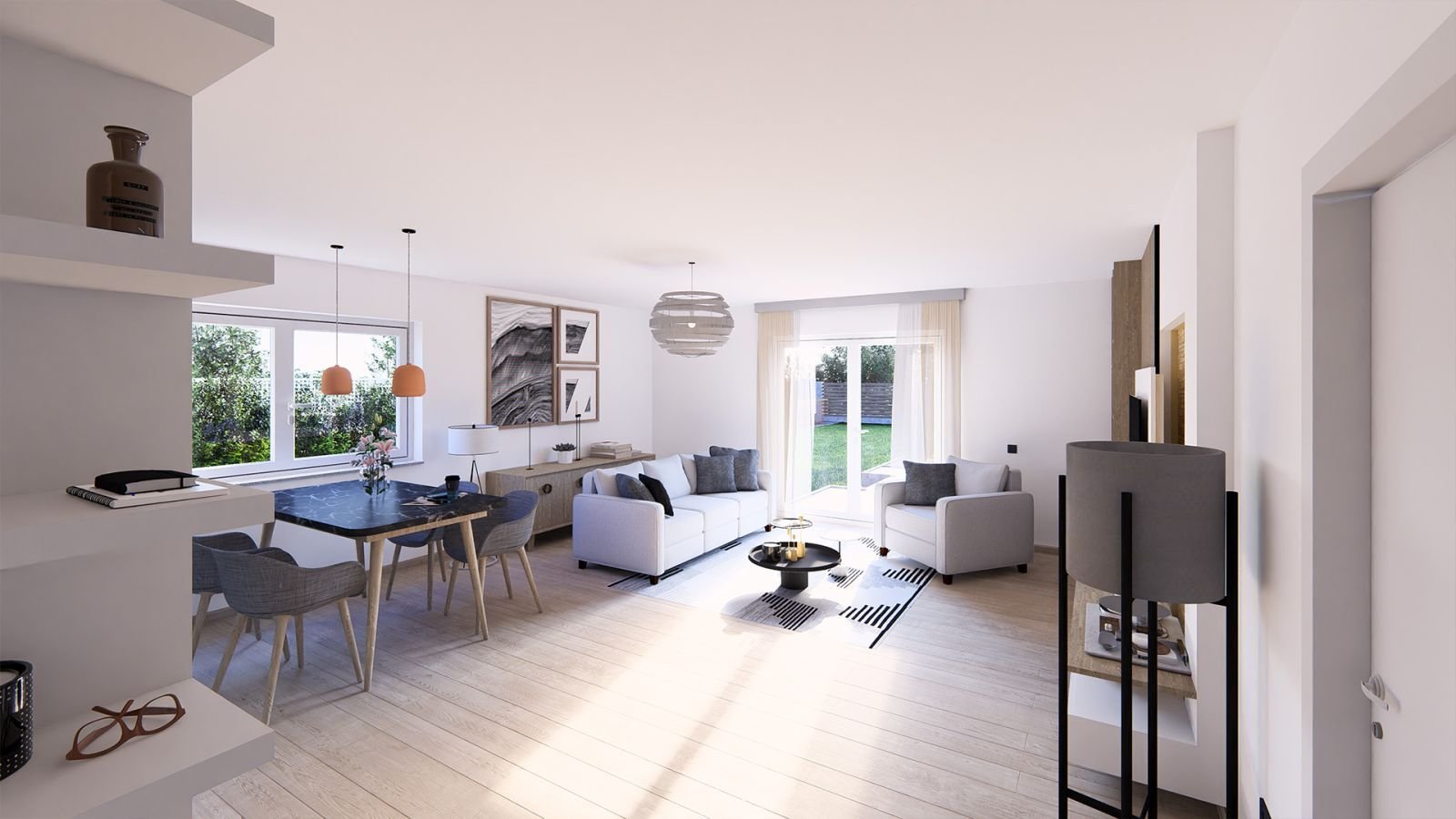 Nauen: Wohnung mit ca. 100 qm ! Nur rund 365.000,-€ inklusive anteiliger Kosten/Grundstück 