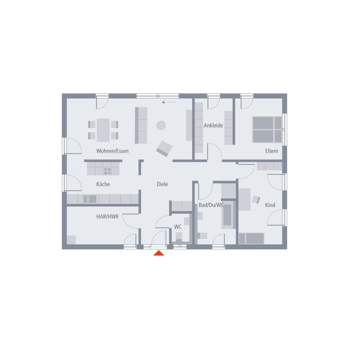 Ein Haus mit klarer Wohnfläche zeigt, wie überschaubar Alltag sein kann