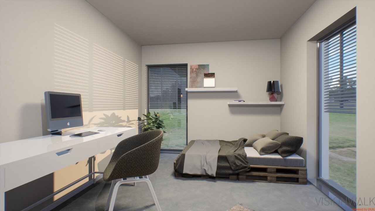 Penthouse mit Blick auf die Elbe