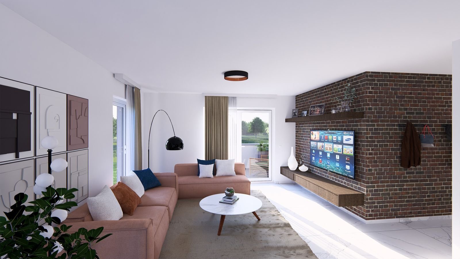 Ein Penthouse für Sie und 2 Wohnungen zum vermieten