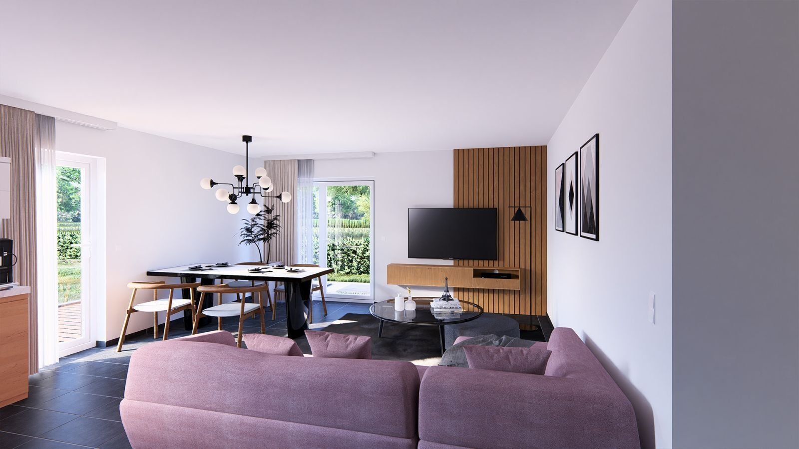 Ein Penthouse für Sie und 2 Wohnungen zum vermieten