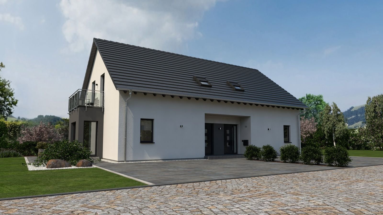 Raum zum Leben – stilvolle Doppelhaushälfte mit offenem Grundriss