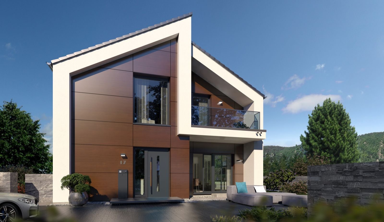 Orientierung ergibt sich aus der Struktur, dadurch braucht es keine Erklärung.