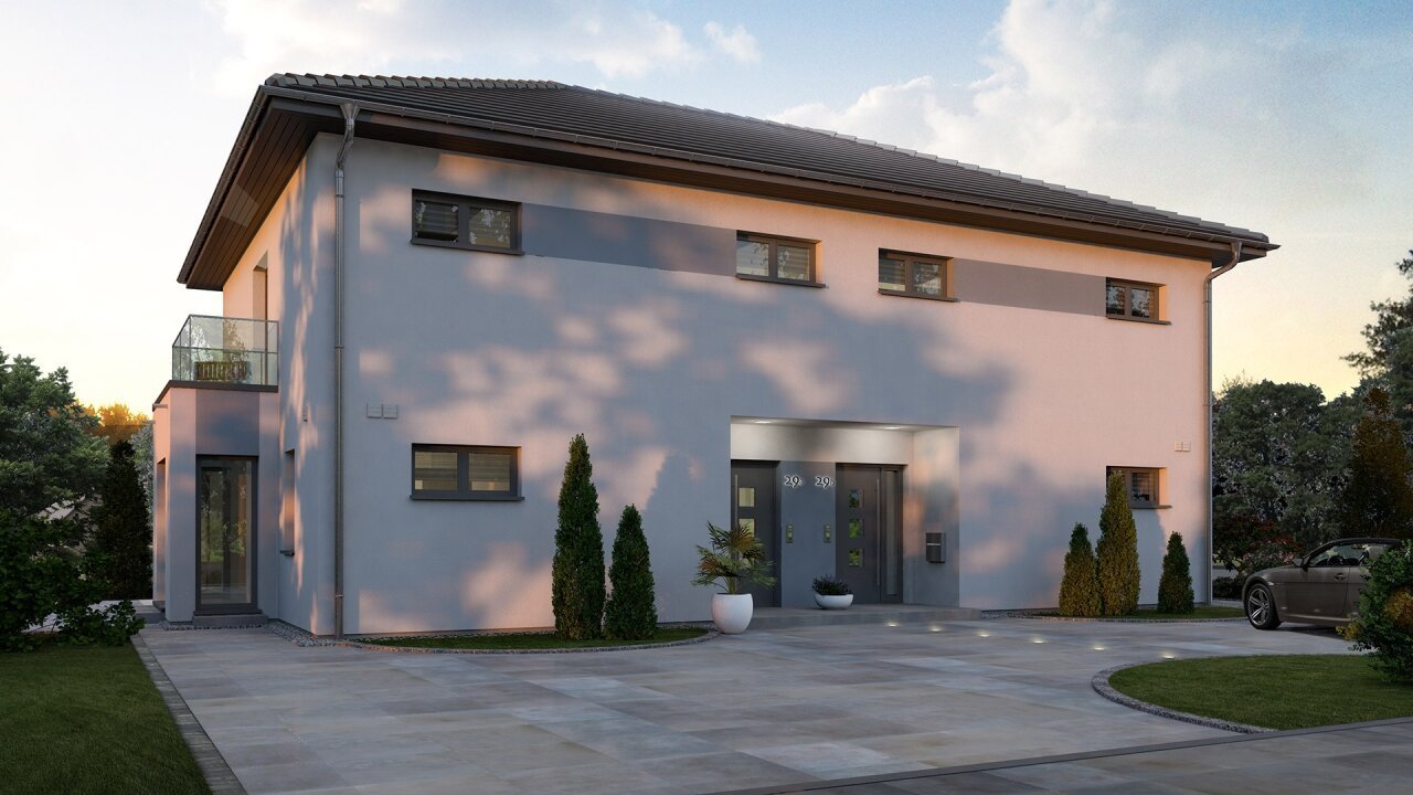 Design trifft Qualität - Ihr Zweifamilienhaus