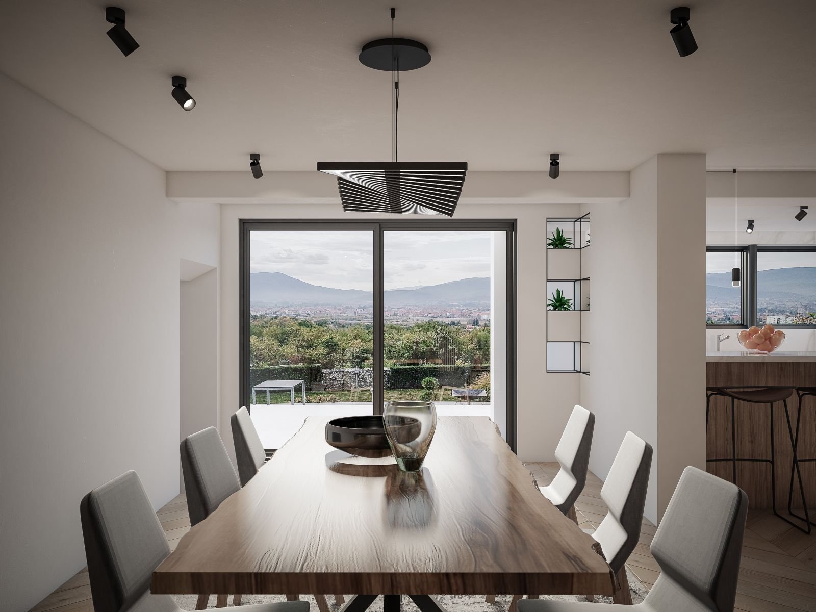 Im Eingang kreuzen sich Alltag und Rückzug nicht