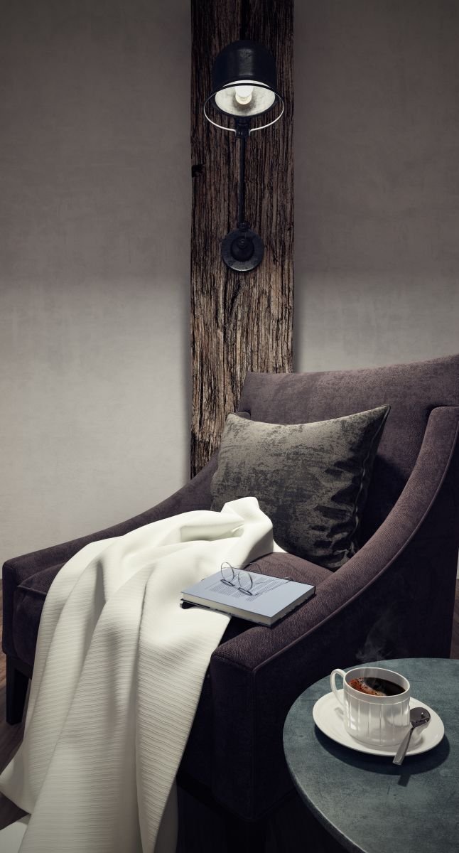 Im Eingang gibt es keinen langen Weg durch das Haus