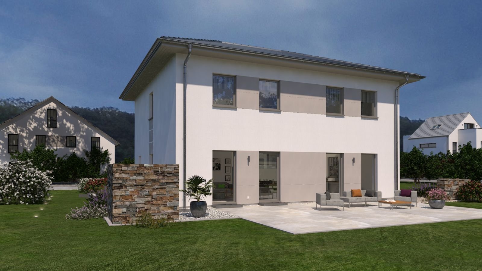 STADTVILLA + PREIS: 2 - DAS RICHTIGE HAUS FÜR 2 FAMILIEN - BEZUGSFERTIG - INKL: KÜCHE & KÜHLFUNKTION