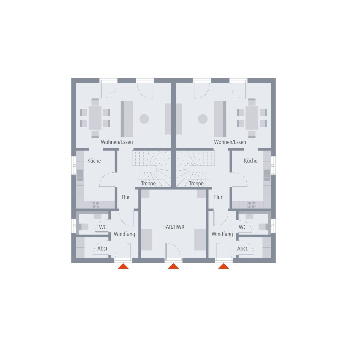 STADTVILLA + PREIS: 2 - DAS RICHTIGE HAUS FÜR 2 FAMILIEN - BEZUGSFERTIG - INKL: KÜCHE & KÜHLFUNKTION