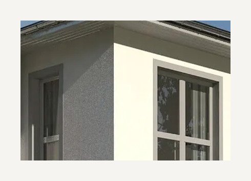 Die Ebenen des Hauses bleiben klar unterscheidbar