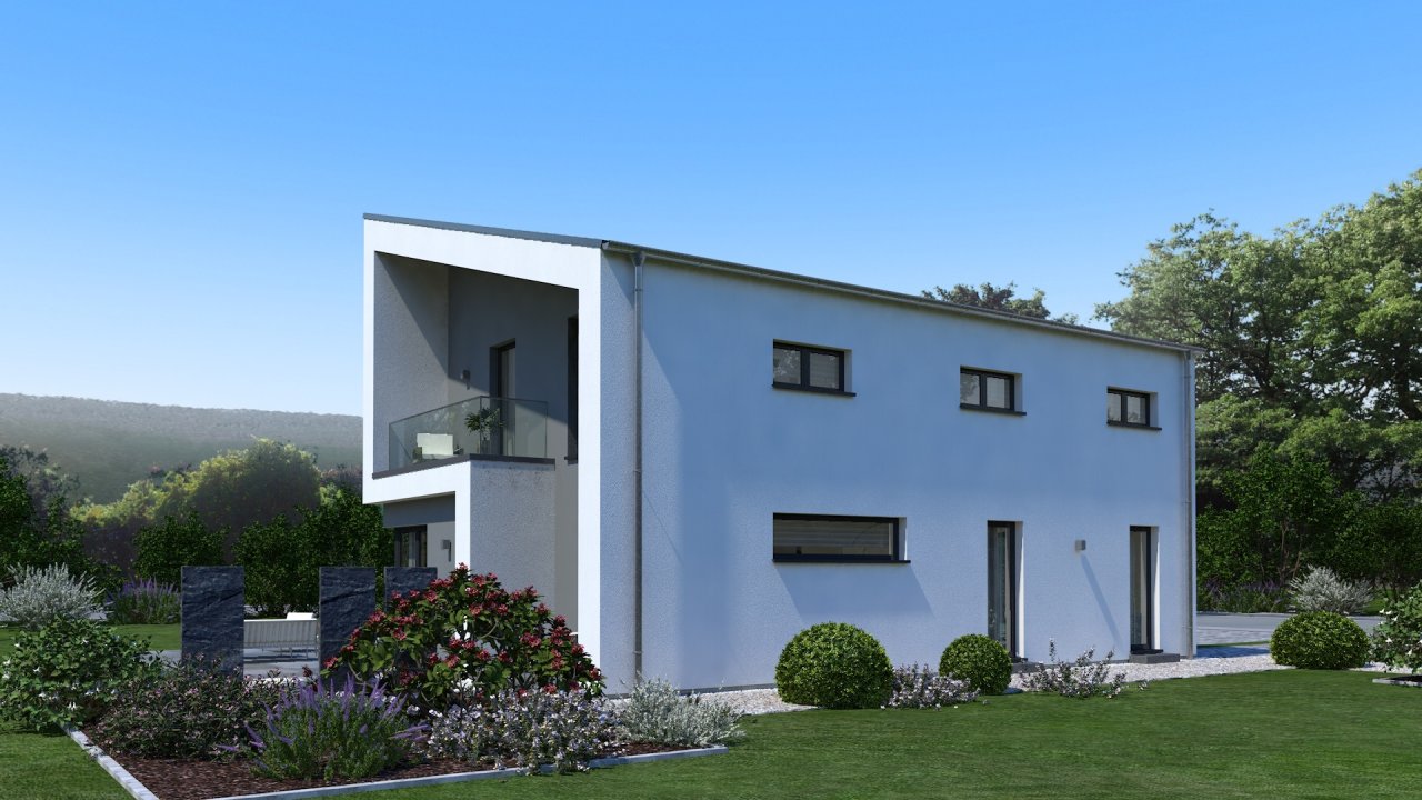 Pultdachhaus in Lichtenrade - Loftgefühl dank extra hoher Decken