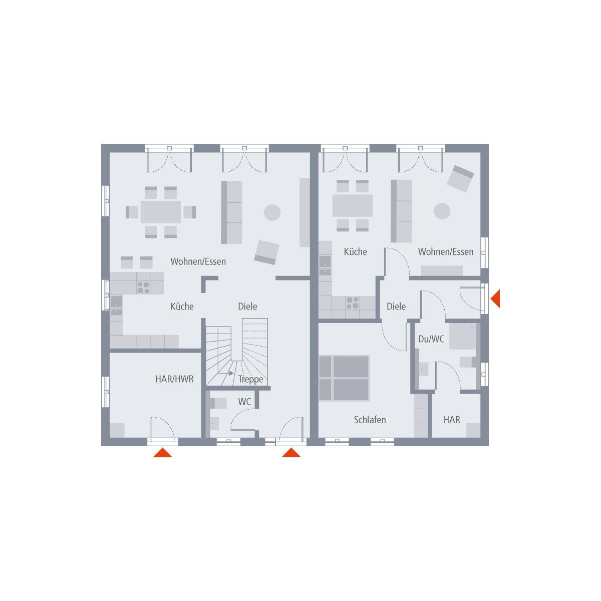 Zwei Familien - ein Zuhause voller Möglichkeiten.