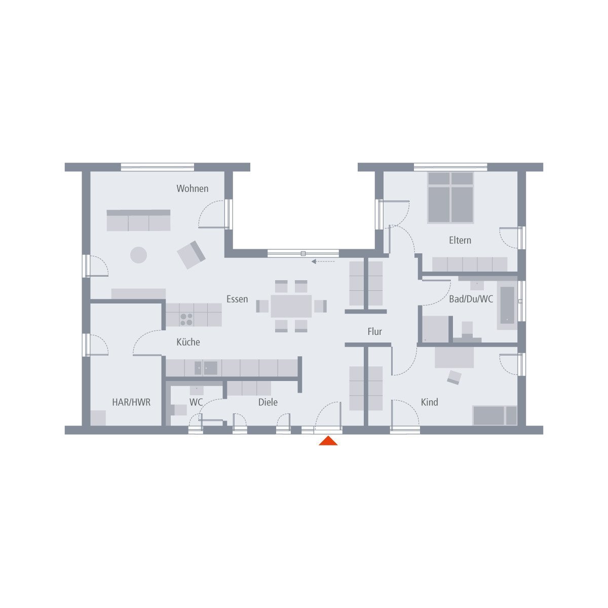 Passt nicht, wenn Wege durch Nebenräume führen